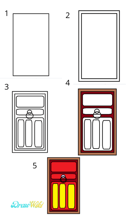 How to draw a Closed ordinary door