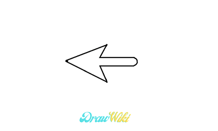 pointing Arrow drawing step 7