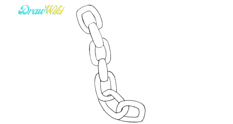 Square Chain Drawing Guides step 10