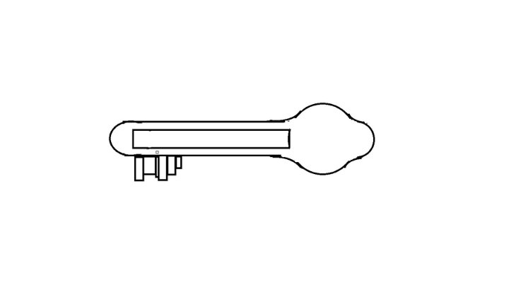 How To Draw a Key step 11