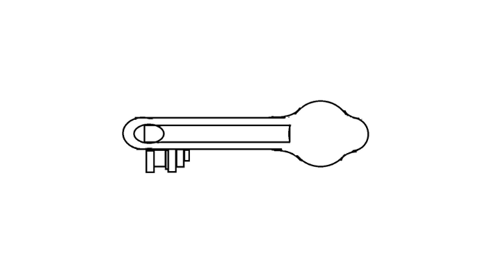 How To Draw a Key step 12