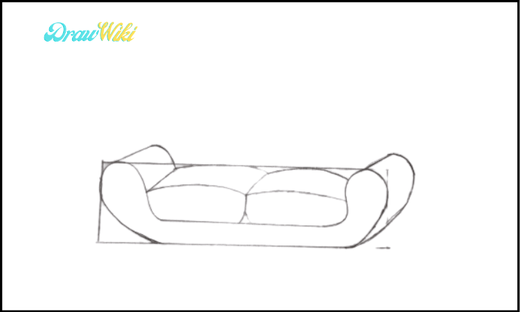 Couch Drawing step  two