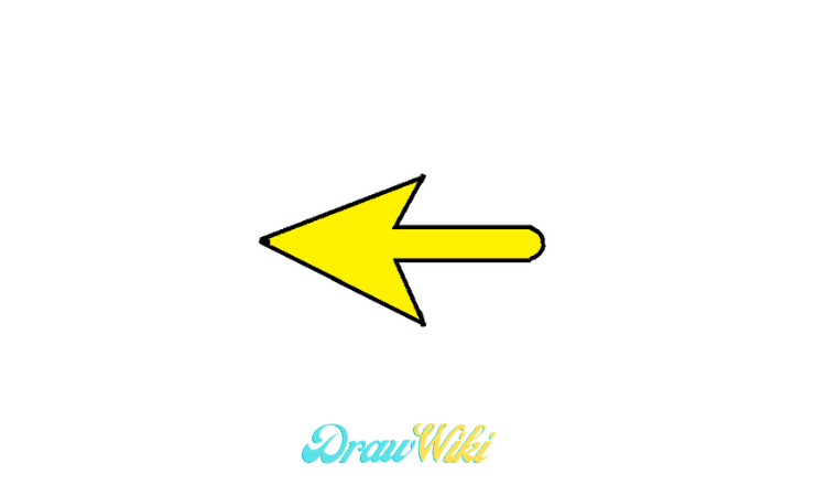 pointing Arrow drawing step 8