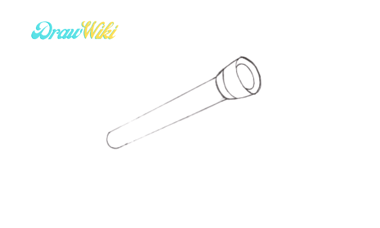 How to draw a telescope step 2