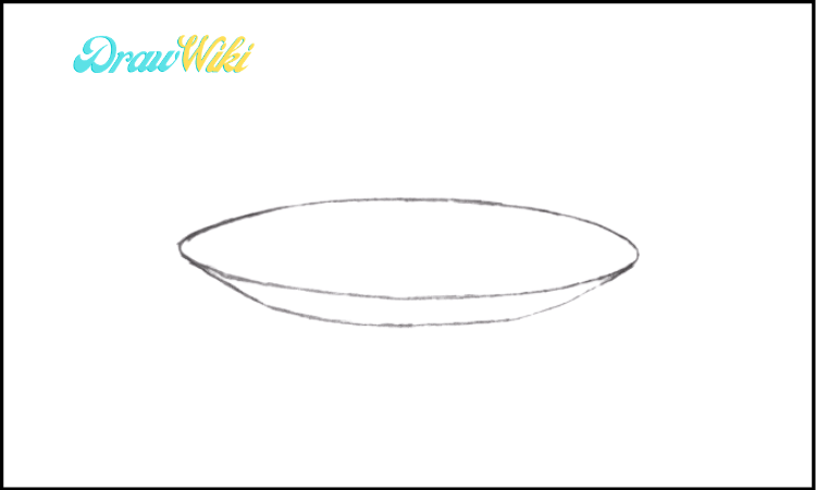 How To Draw a Plate step 2