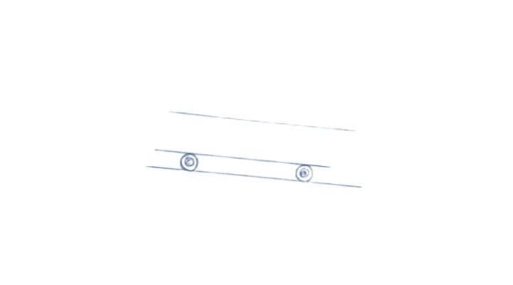 How to Draw a Skateboard step 2