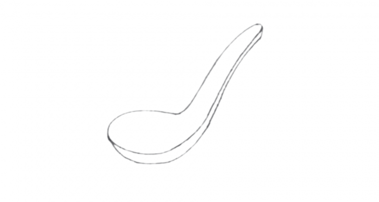 How To Draw Spoon Step 3