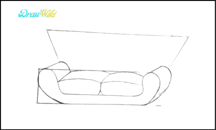 Couch Drawing step three