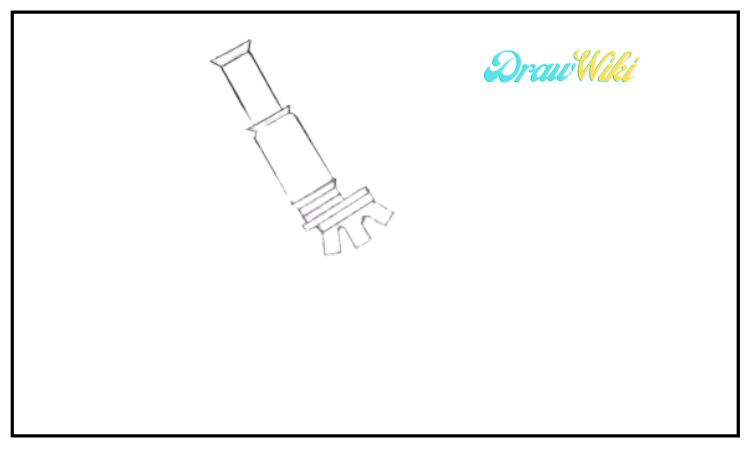 draw a microscope step 3