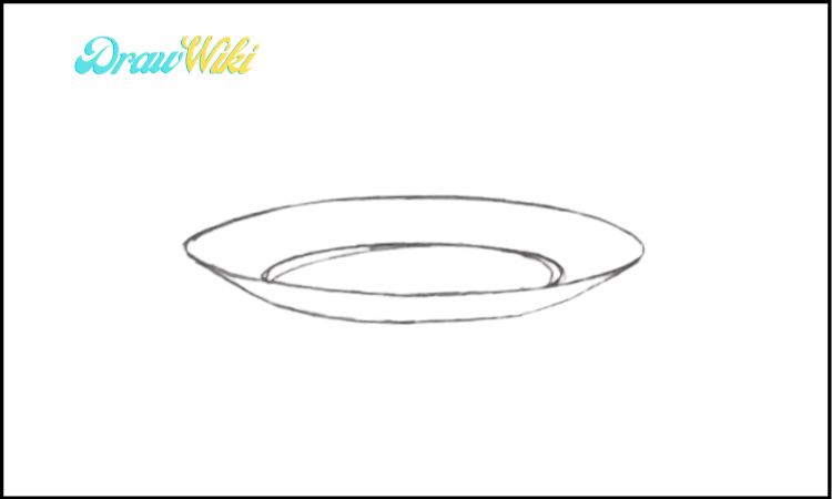 How To Draw a Plate step 3