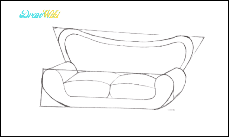 Couch Drawing step 4