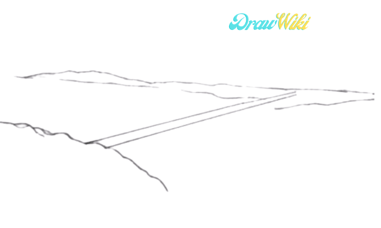 How To Draw Golden Gate Bridge Step 4