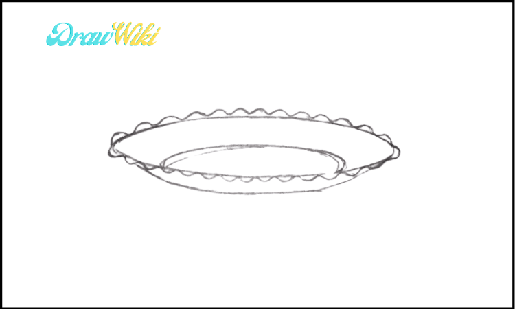 How To Draw a Plate step 4