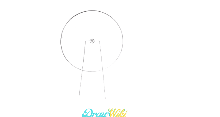 How To Draw a Windmill Step 4