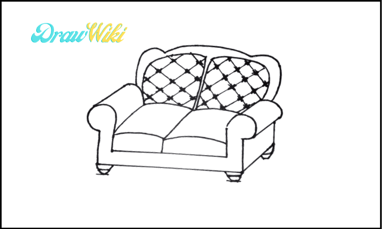 3rd Design Couch Drawing step 6