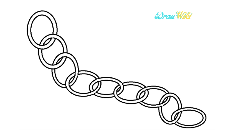 Circular Chain Drawing step 6