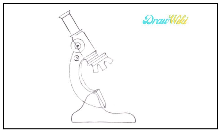 draw a microscope step 6