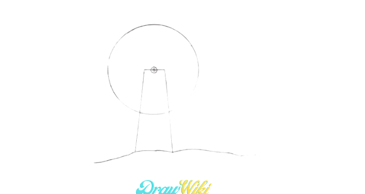 How To Draw a Windmill Step 5
