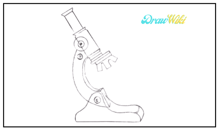 draw a microscope step 7