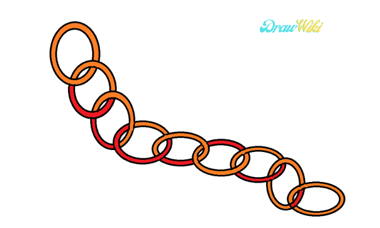 Circular Chain Drawing step 8