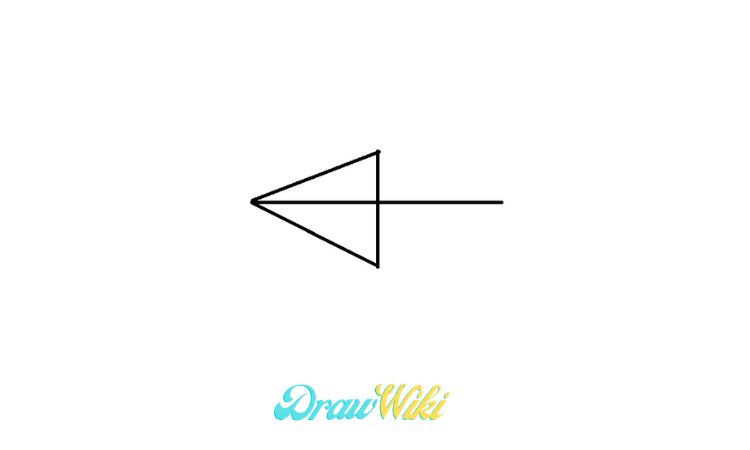 pointing Arrow drawing step 3