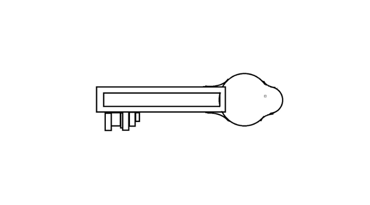 How To Draw a Key step 8