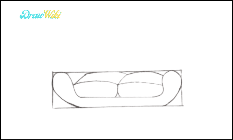 Couch Drawing step one