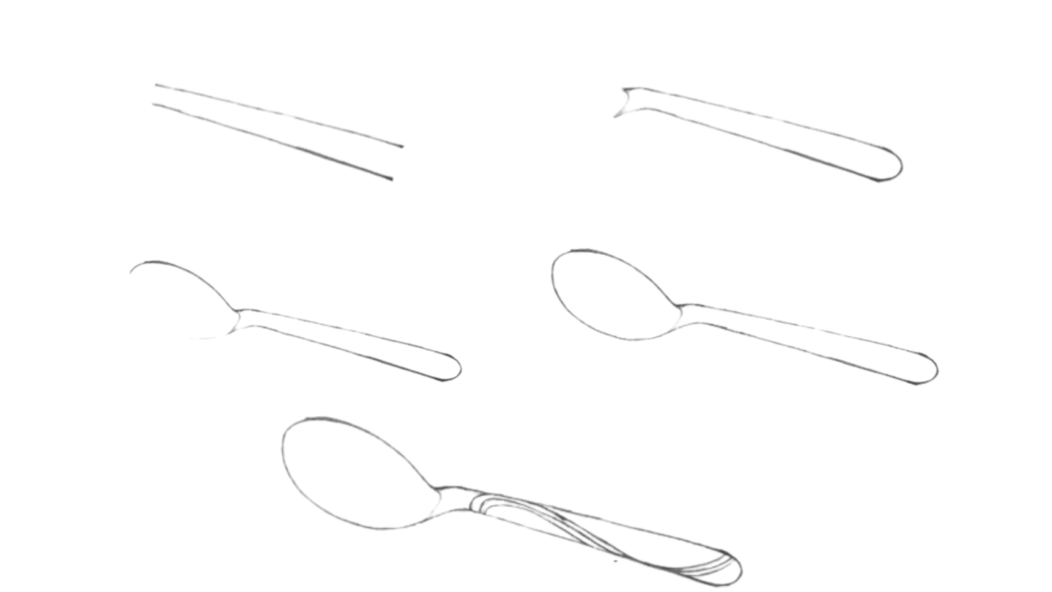 How To Draw Spoon Step by Step Drawwiki