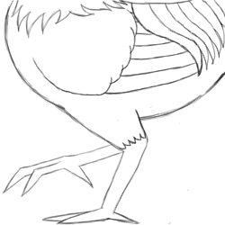 Step 9: Draw Leg and Claw Details