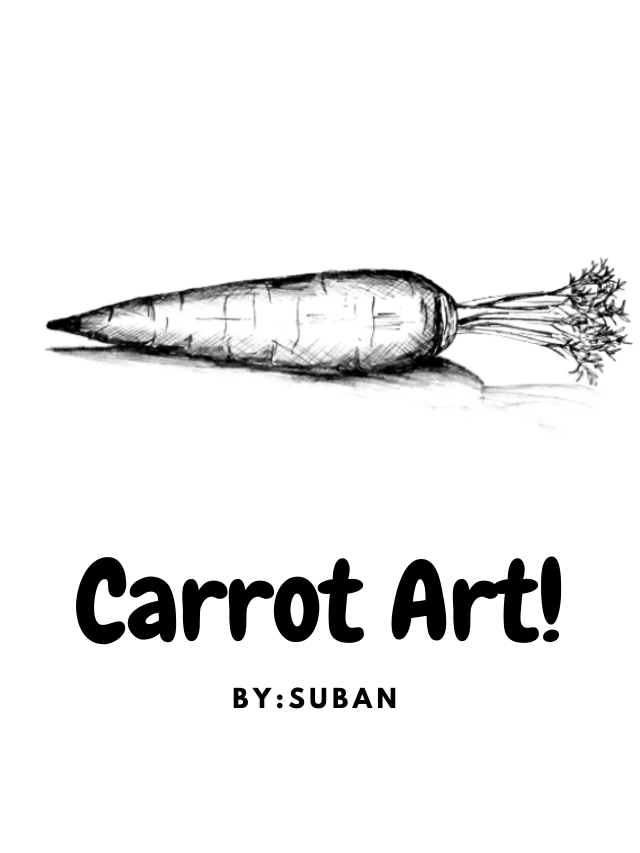 How to draw a carrot